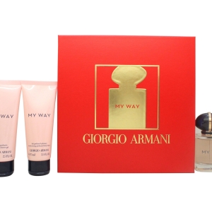 Giorgio Armani My Way Gift Set 50ml EDP + 75ml Body Lotion + 75ml Shower Gel
